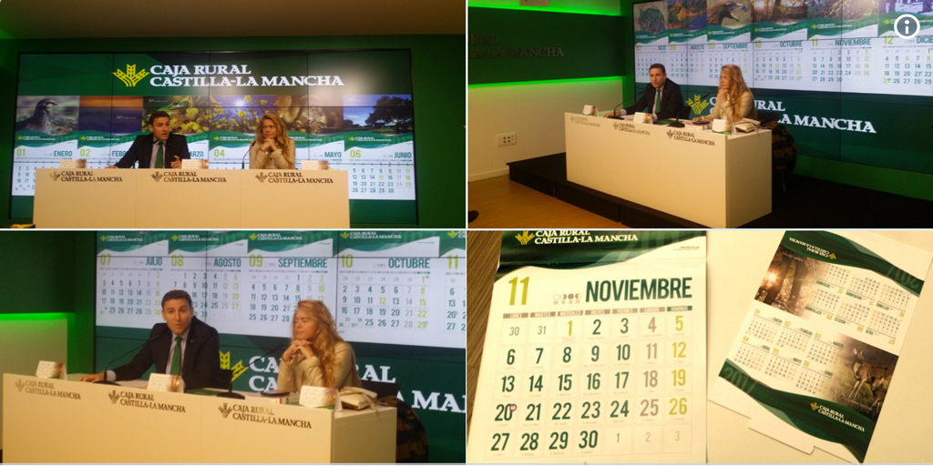 Presentación Calendario 2017 caja rural Castilla la Mancha